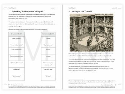 matrix education year 7 english tutoring resource