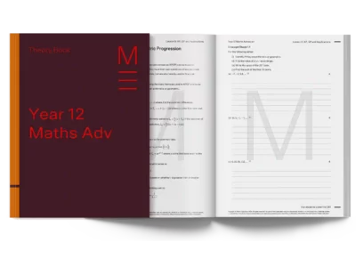 year 11 maths advanced tutoring theory book sneak peak