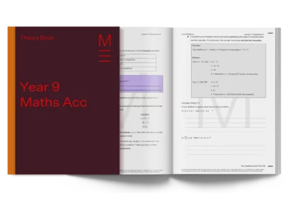 matrix education Y9-Maths Acceleration Theory Book