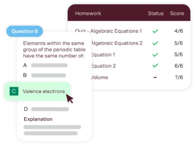 year 10 science tutoring practice questions