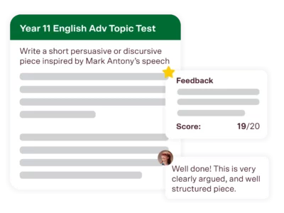 year 11 english advanced tutoring topic test