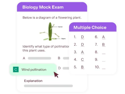 Year 12 HSC Prep biology mock exam matrix education