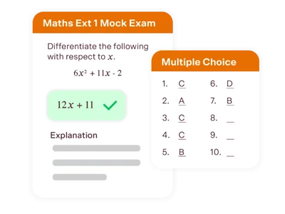 matrix hsc year 12 maths ext 1 hsc prep mock exam questions