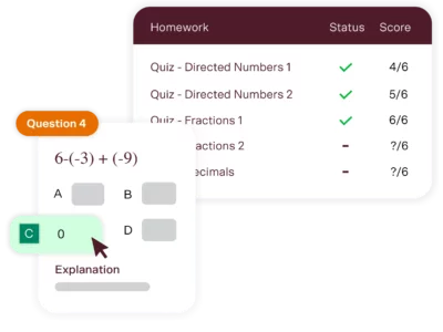 year 7 maths tutoring practice questions