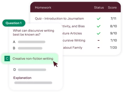 matrix education year 8 english tutoring practice questions