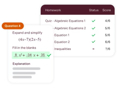 year 9 maths acceleration tutoring questions