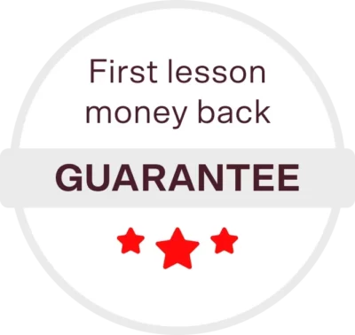 First Lesson Money Back Guarantee.