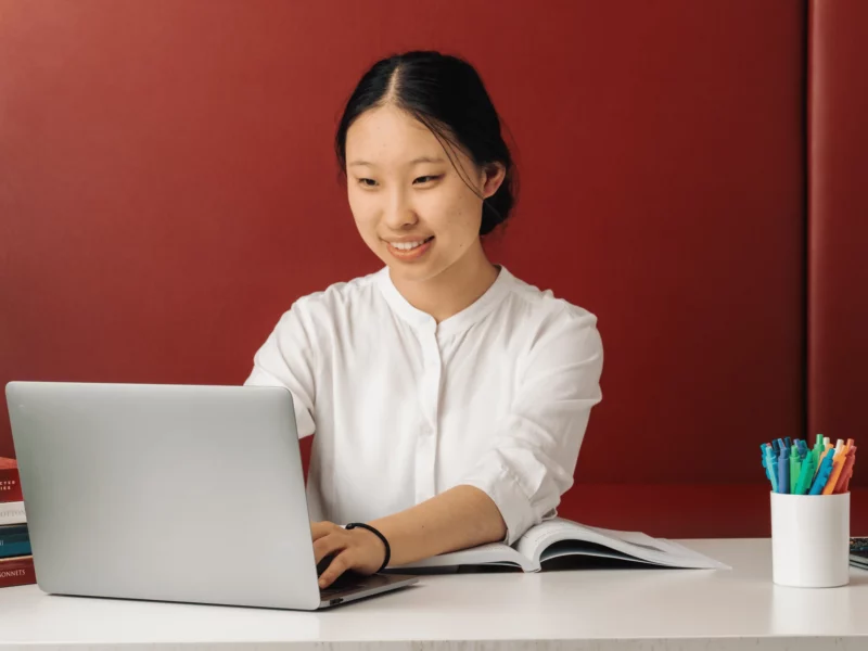 matrix online tutoring student studying at home