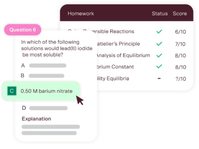 vce chemistry tutoring-questions