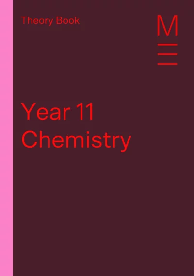 year 11 vce chemistry tutor melbourne theory book cover