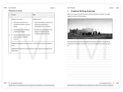 matrix education year 10 english tutoring resource