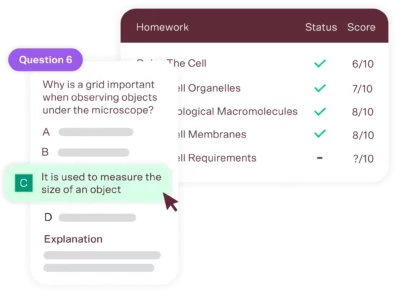 year 11 biology questions matrix