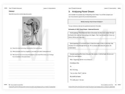 matrix education year 11 english advanced tutoring resource