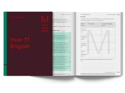 year 11 vce english tutor-Theory Book