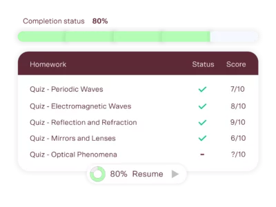 year 11 vce physics tutor track progress