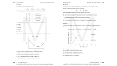 year 12 chemistry tutoring resource workbook