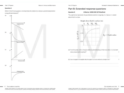 year 12 physics HSC Prep Course work book resource