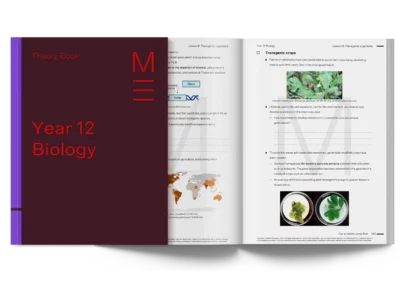 vce biology tutoring melbourne-theory-book-spread resource