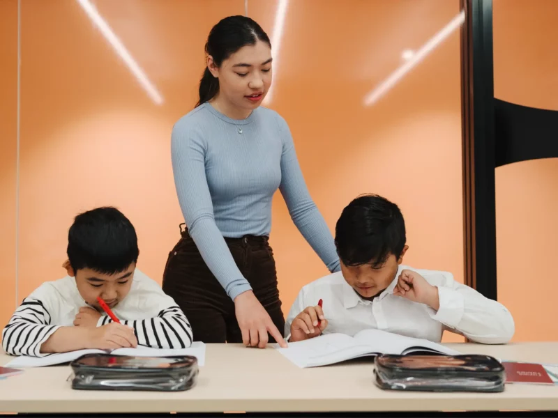 Matrix Education year 4 oc test tutoring teacher in action