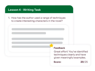 vic year 7 english tutoring melbourne writing task feedback