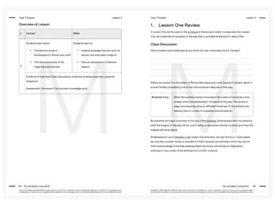 matrix education year 8 english tutoring resource