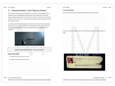 matrix education year 8 english tutoring resource