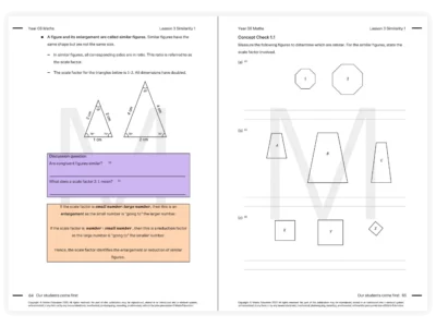 matrix education year 8 maths tutoring resource