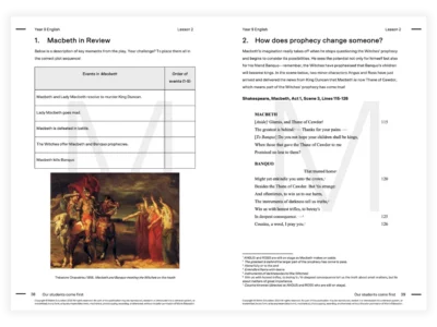 year 9 english tutoring resource