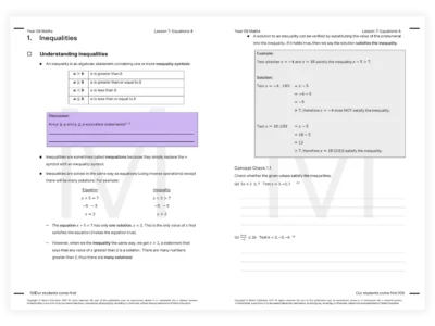 matrix education year 9 maths acceleration tutoring resource