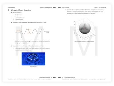 year 9 science tutoring resource