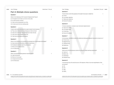 year 11 vce biology tutor melbourne work book resource