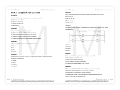 year 11 vce chemistry tutor melbourne work book resource