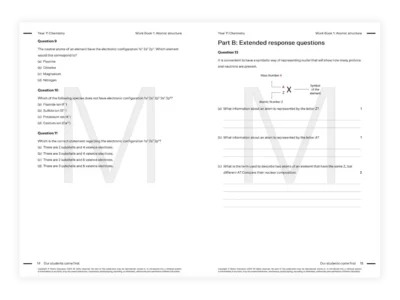 year 11 vce chemistry tutor melbourne work book resource