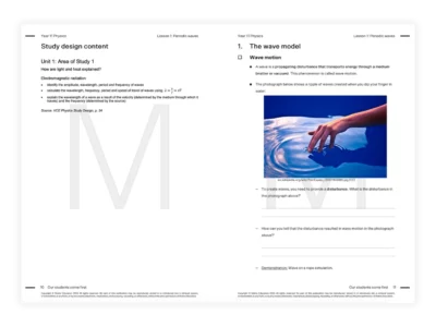 year 11 vce physics tutor melbourne theory book resource