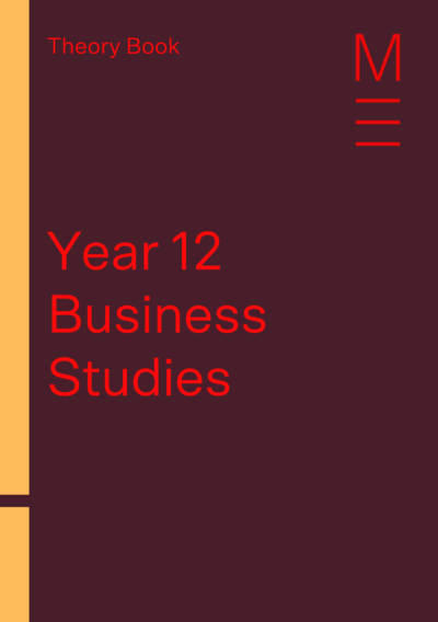 year 12 business studies tutoring theory book