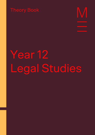 year 12 legal studies tutoring theory book