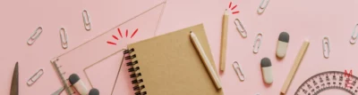 matrix education Notebook with pencils, erasers, ruler, and protractor, symbolising concepts from 2024 maths advanced exam