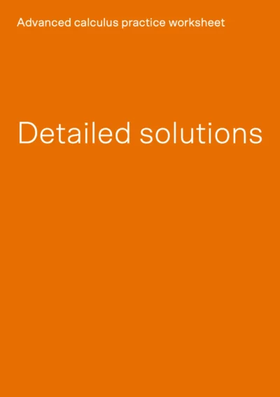 chapter title page for 'detailed solutions'