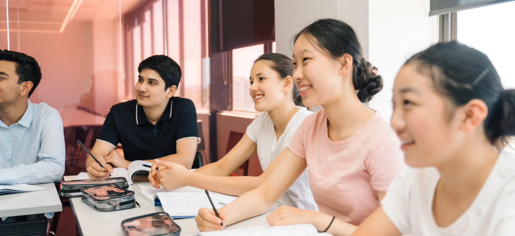 matrix educations students in class