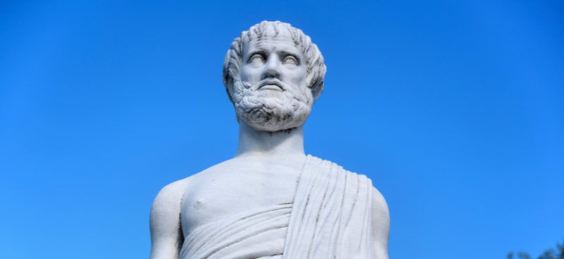 matrix education aristotle statue