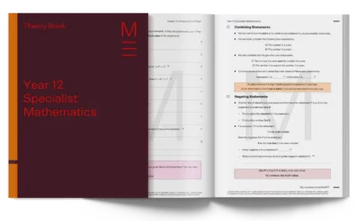 Year 12 Specialist Mathematics theory book