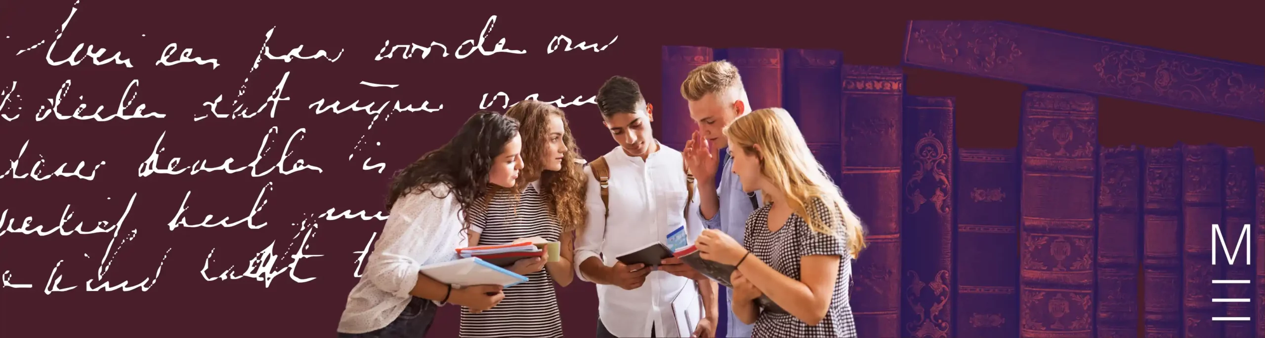 matrix education students discussing VCE English Units 1 & 2 notes