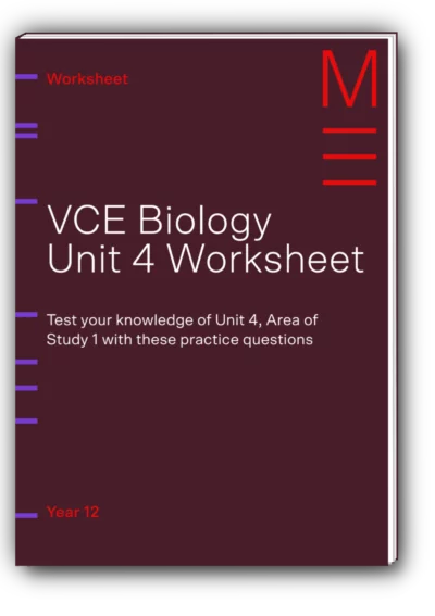 matrix education vce biology unit 4 worksheet