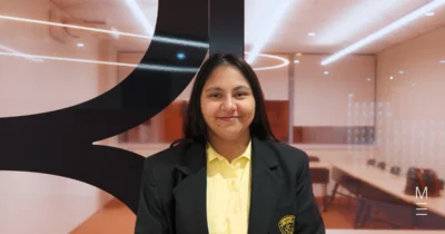 matrix education scholarship student dishita