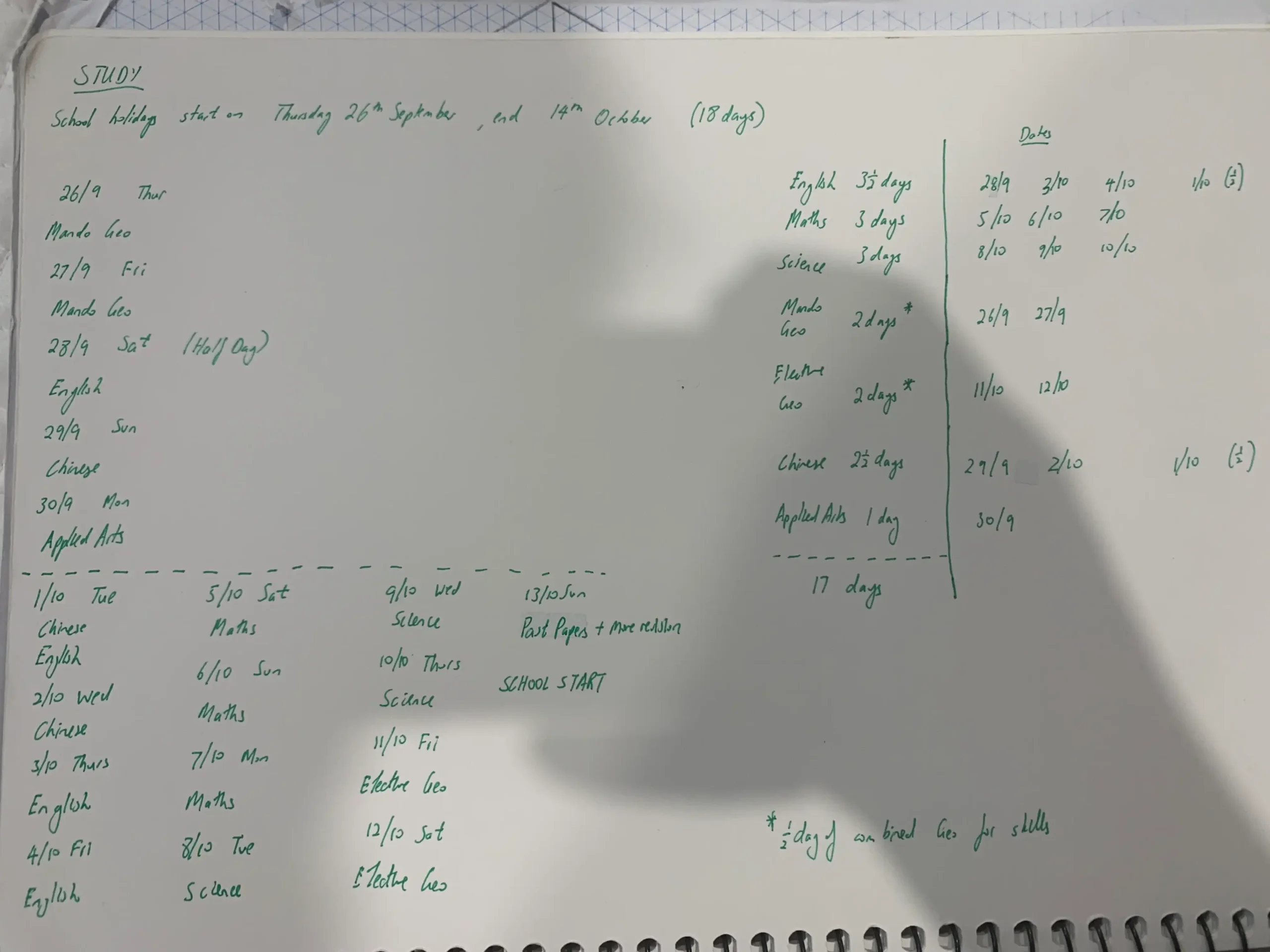 matrix education blog study hacks isaac how i make a study schedule